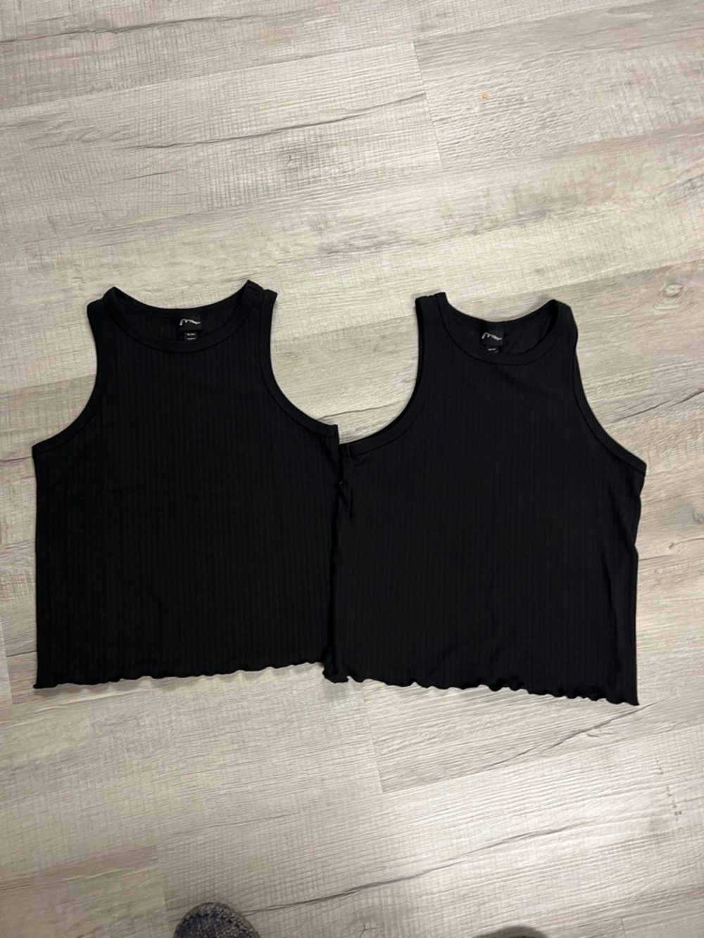 art class™ Black Ribbed Crewneck Tank Tops XL Never Worn!